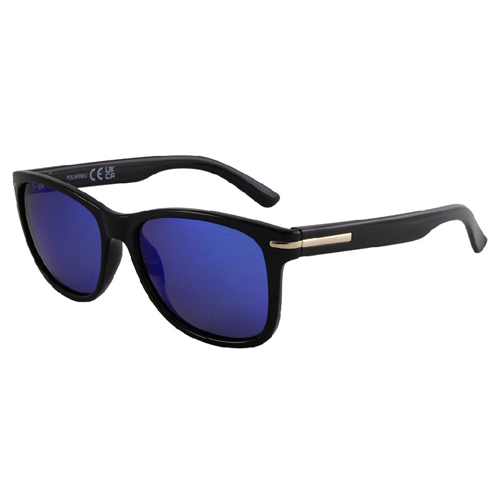 MIETTE - Black with Polarized Blue Mirror Lens