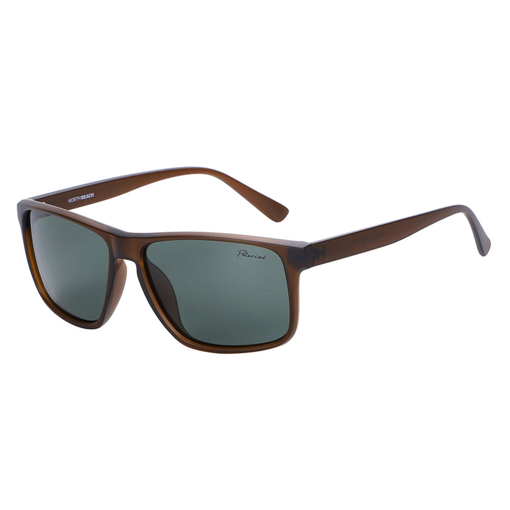 MOOK - Satin Crystal with Polarized Green Lens