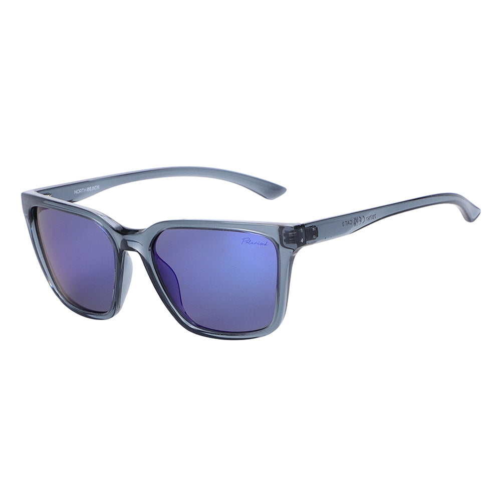 OUTER - Crystal Grey with Polarized Blue Mirror Lens
