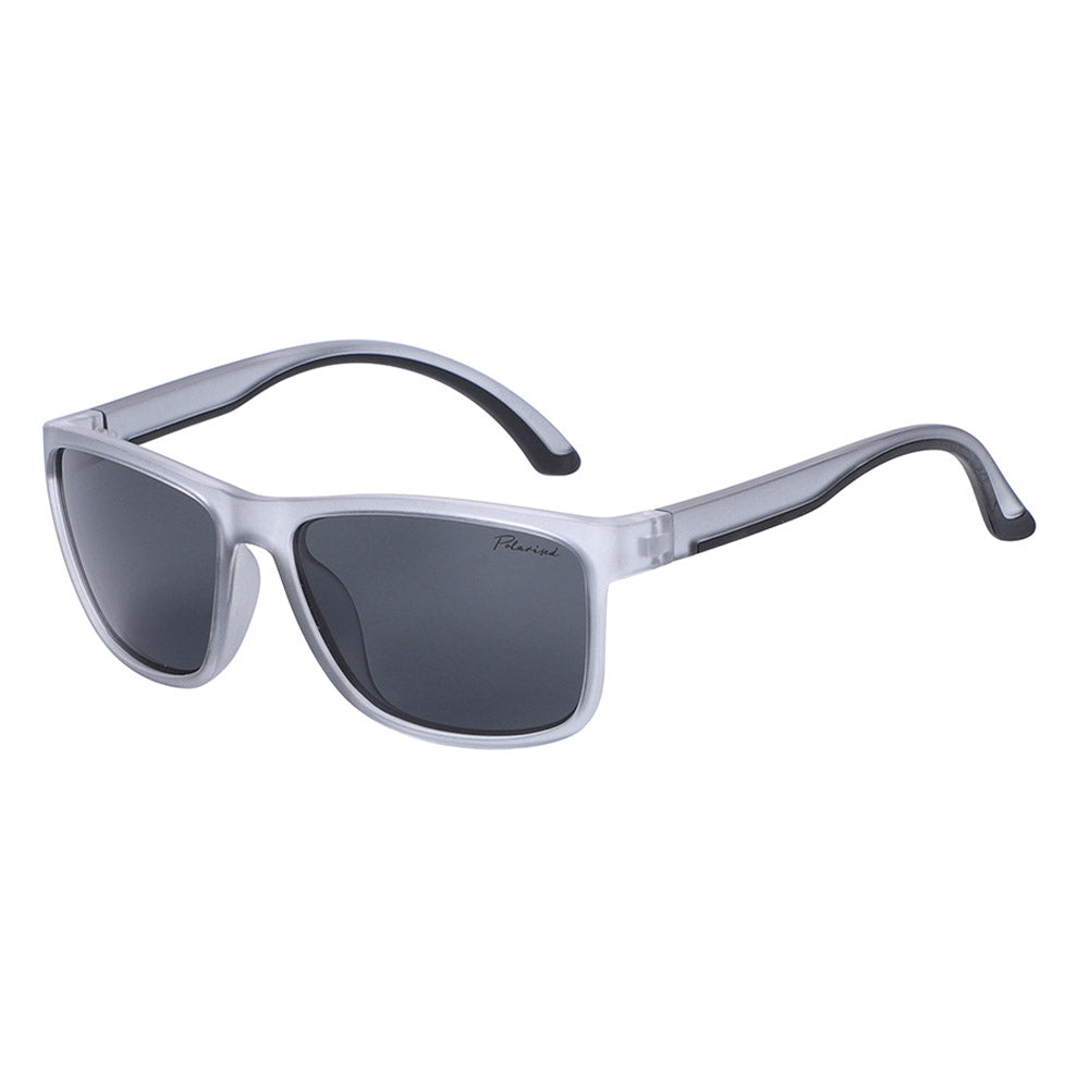 MEZZE - Satin Crystal Grey with Polarized Grey Lens