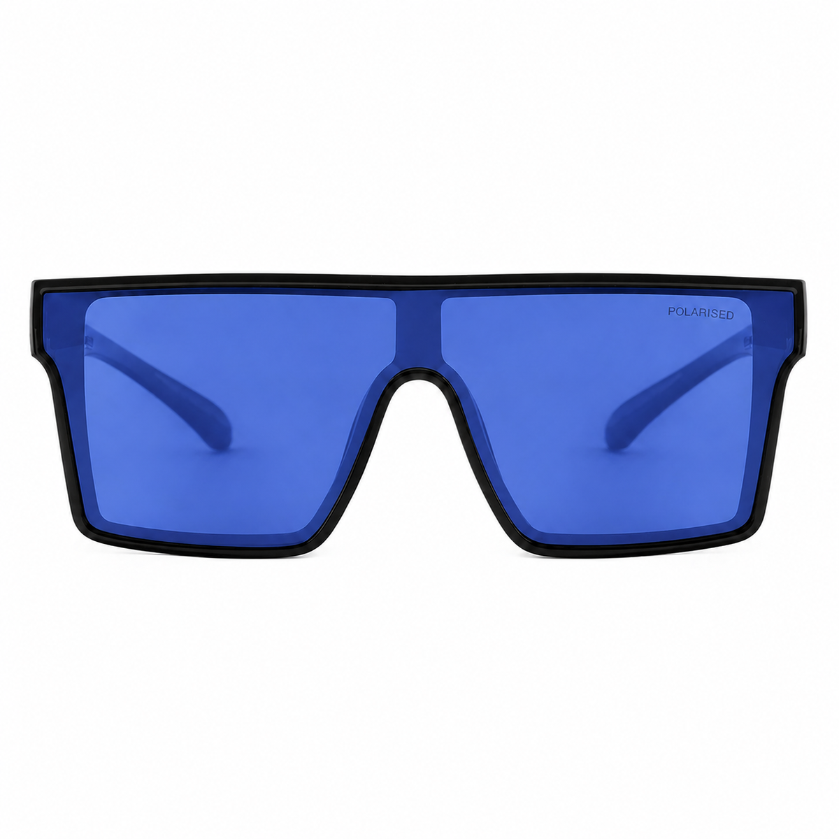 WEREWOLF - Black Crystal with Polarized Blue Mirror Lens