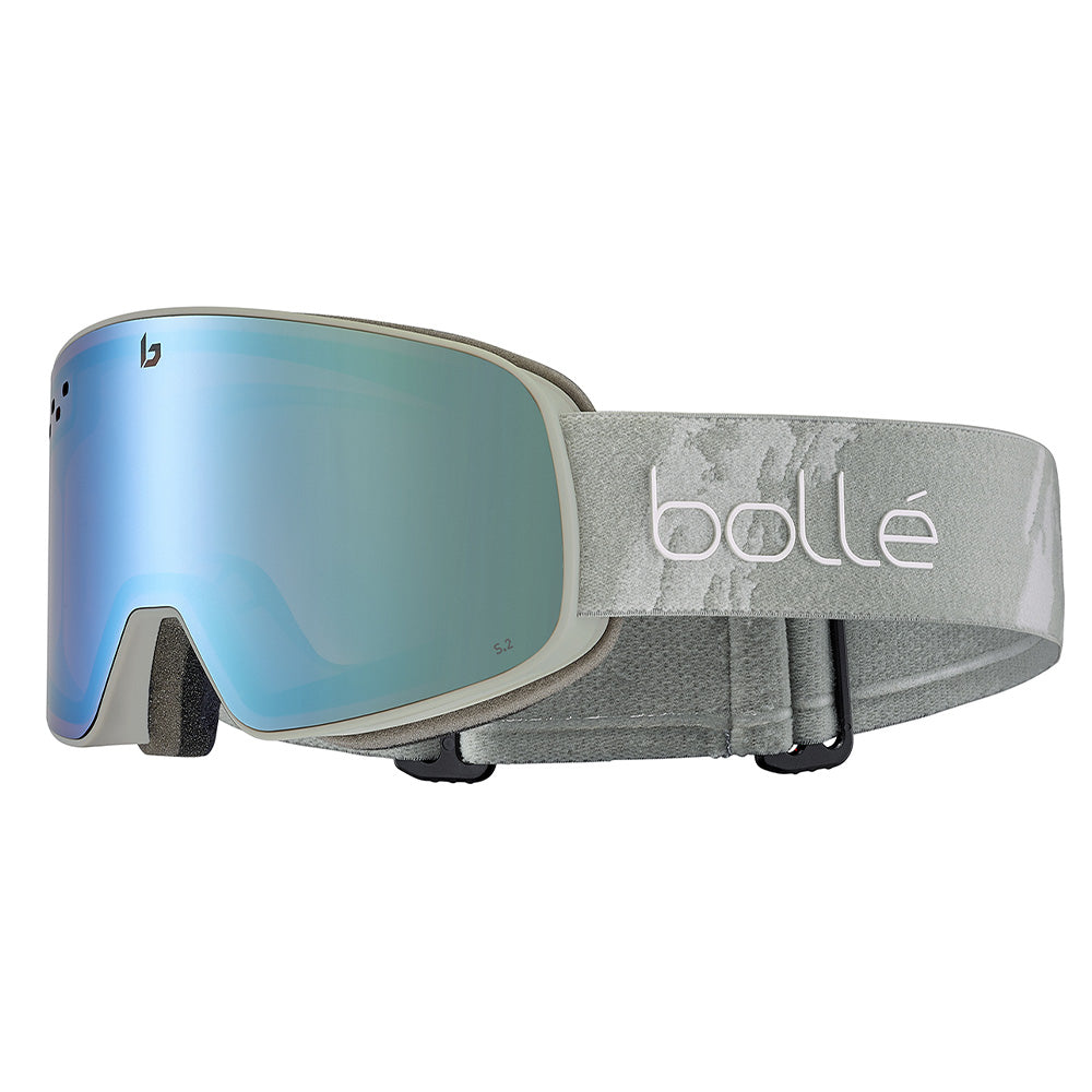 NEVADA - Matte Grey Camo with Azure Lens