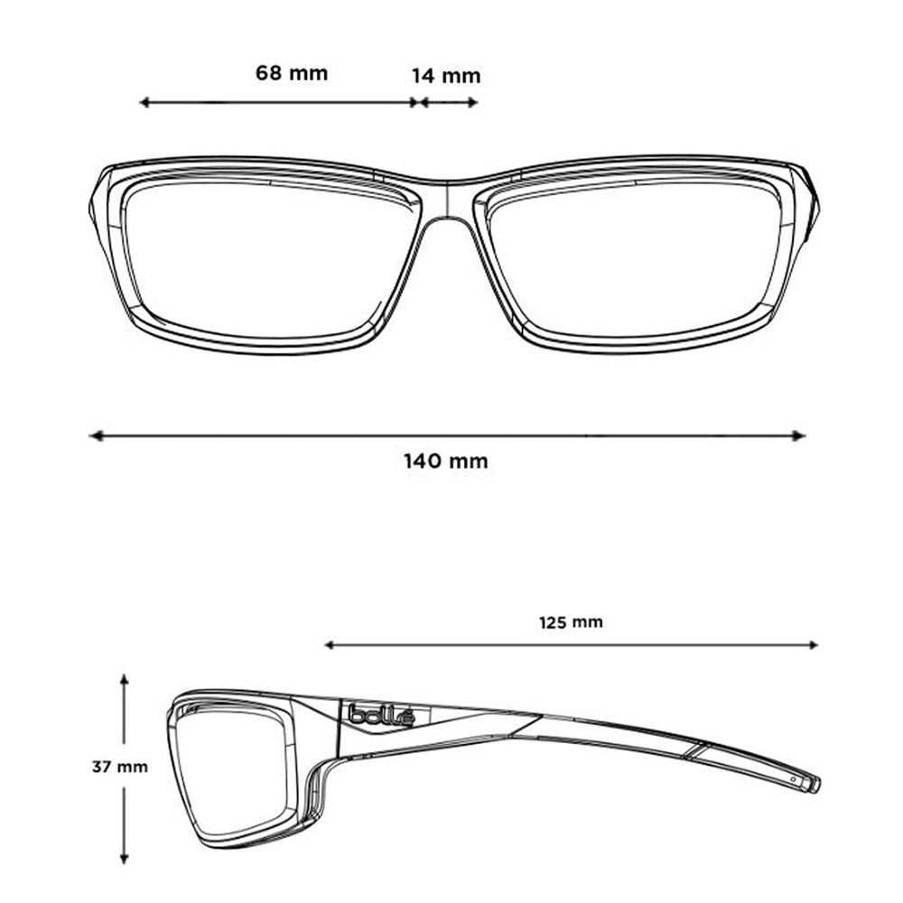 CERBER Matte Titanium Volt+ Offshore Polarized BS041001
