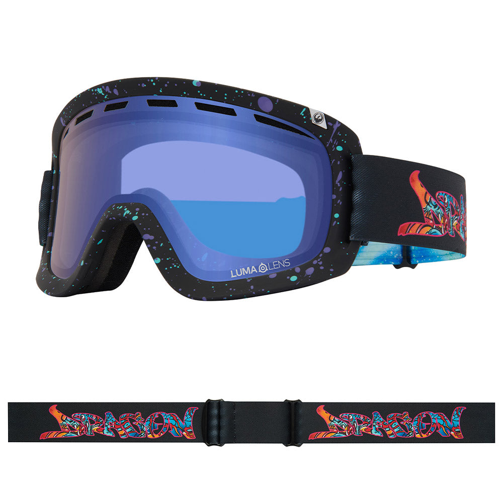 D1 OTG - Rattle Can with Lumalens Dark Smoke & Lumalens Flash Blue Lens