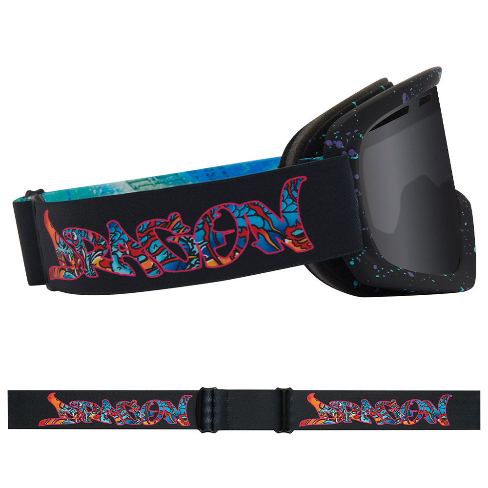 D1 OTG - Rattle Can with Lumalens Dark Smoke & Lumalens Flash Blue Lens