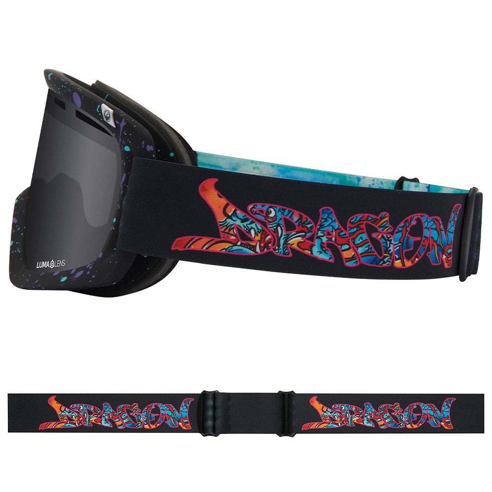D1 OTG - Rattle Can with Lumalens Dark Smoke & Lumalens Flash Blue Lens