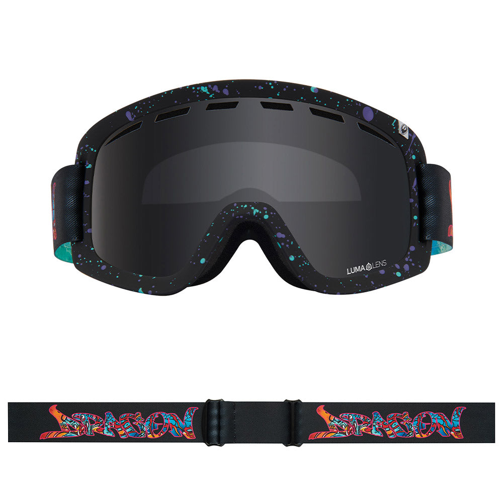 D1 OTG - Rattle Can with Lumalens Dark Smoke & Lumalens Flash Blue Lens