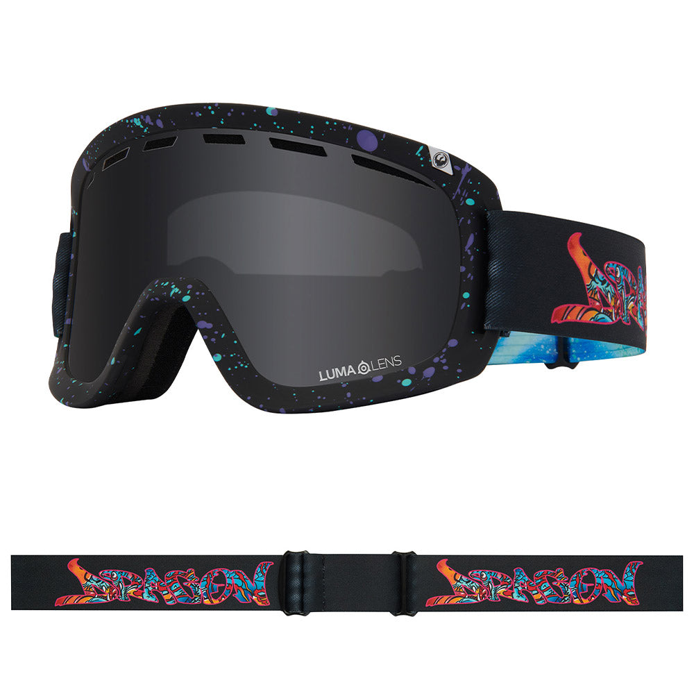 D1 OTG - Rattle Can with Lumalens Dark Smoke & Lumalens Flash Blue Lens