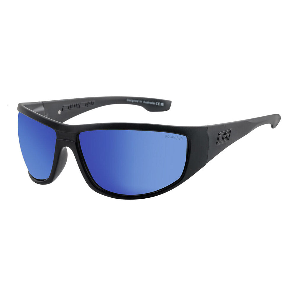 VAMPIRE - Satin Black with Polarized Blue Mirror Lens