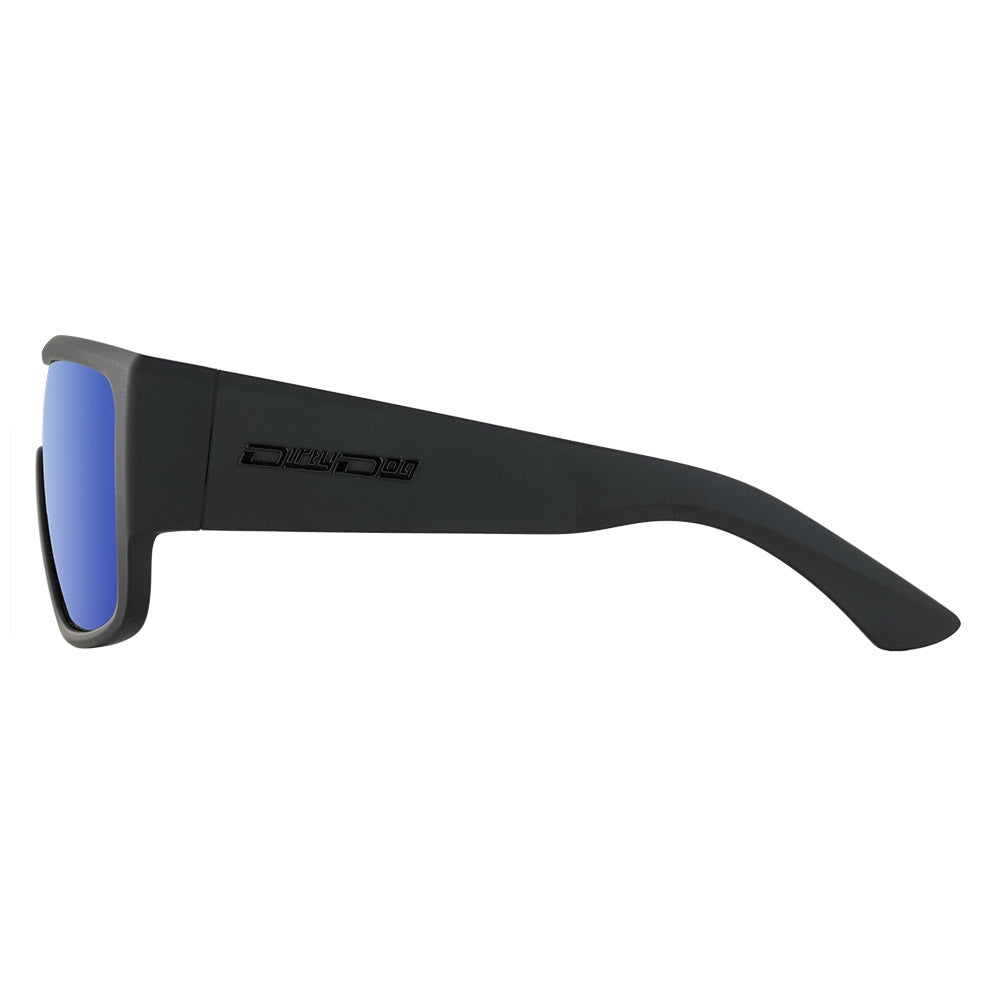 TANK - Satin Black with Polarized Blue Mirror Lens