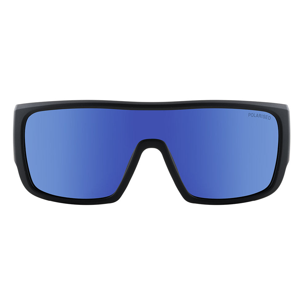 TANK - Satin Black with Polarized Blue Mirror Lens