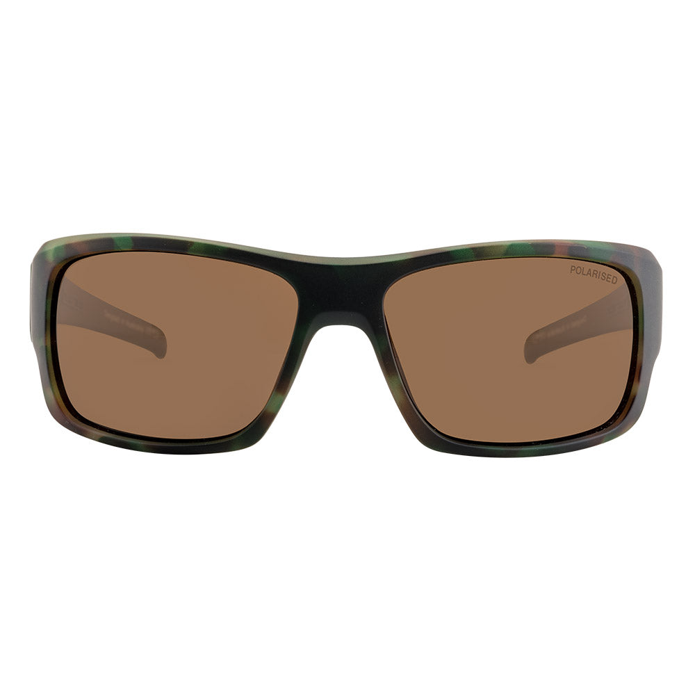 STRAY - Satin Dark Camo with Polarized Brown Lens