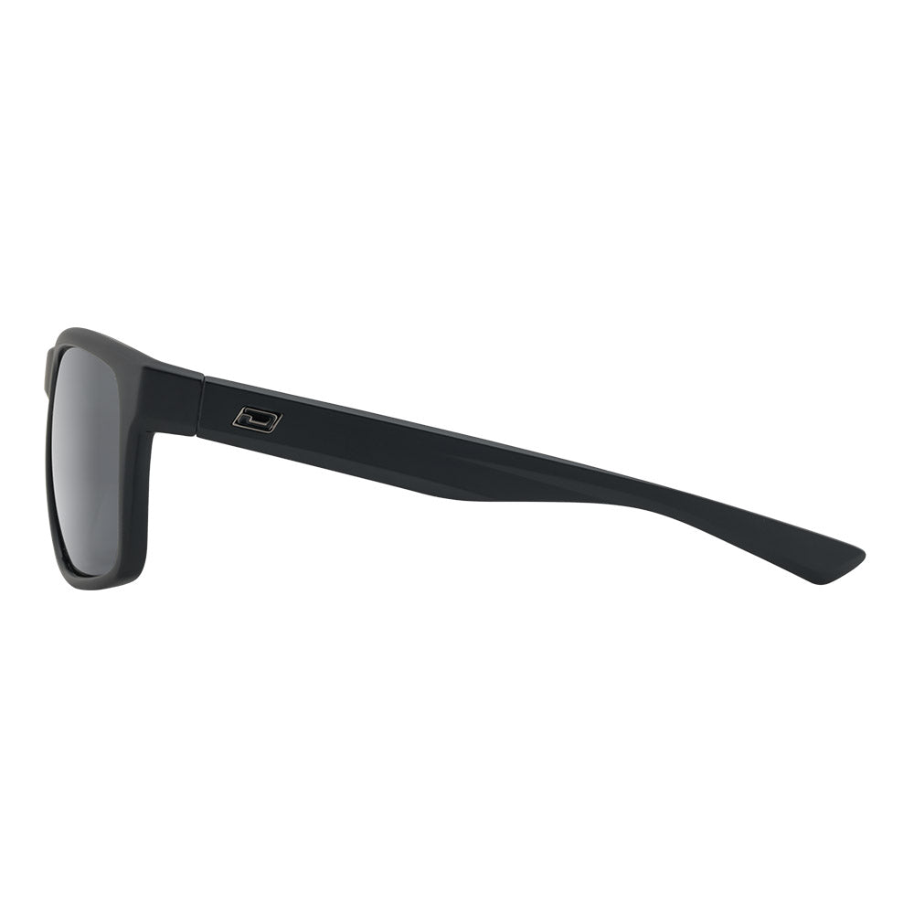 HOODLUM - Satin Black with Polarized Grey Lens