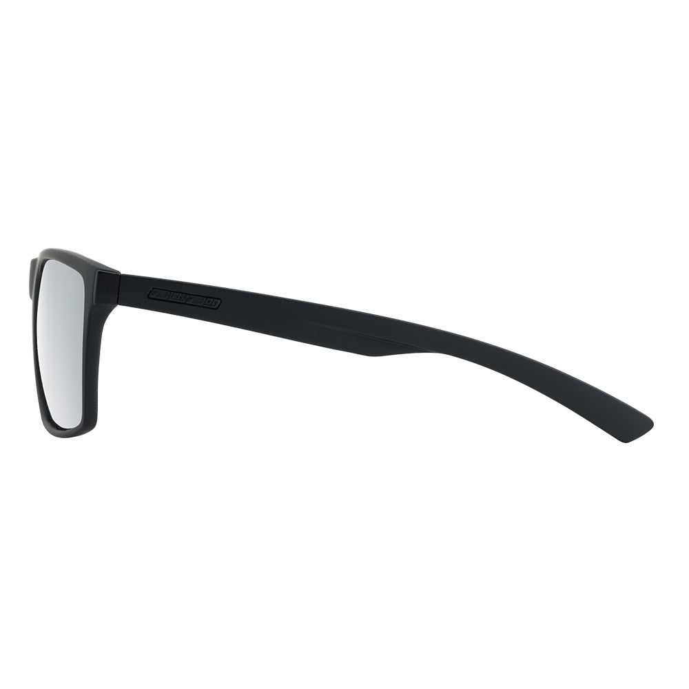 VOLCANO - Black with Polarized Silver Mirror Lens