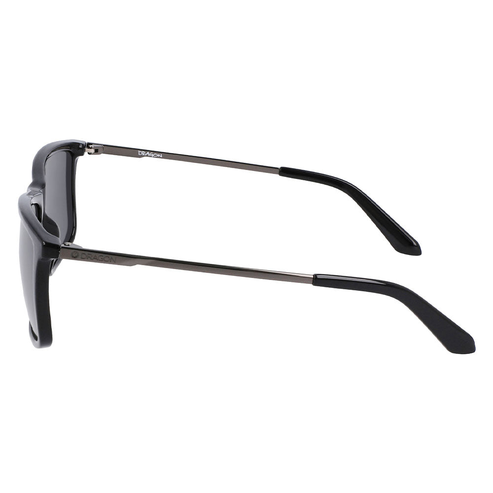 DAMIEN - Shiny Black with Lumalens Smoke Lens