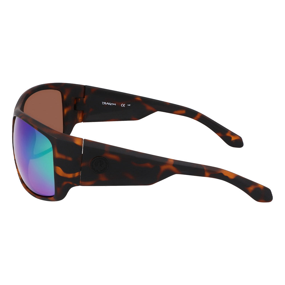 HARBOR - Matte Tortoise H2O+ with Polarized Lumalens Green Ionized Lens