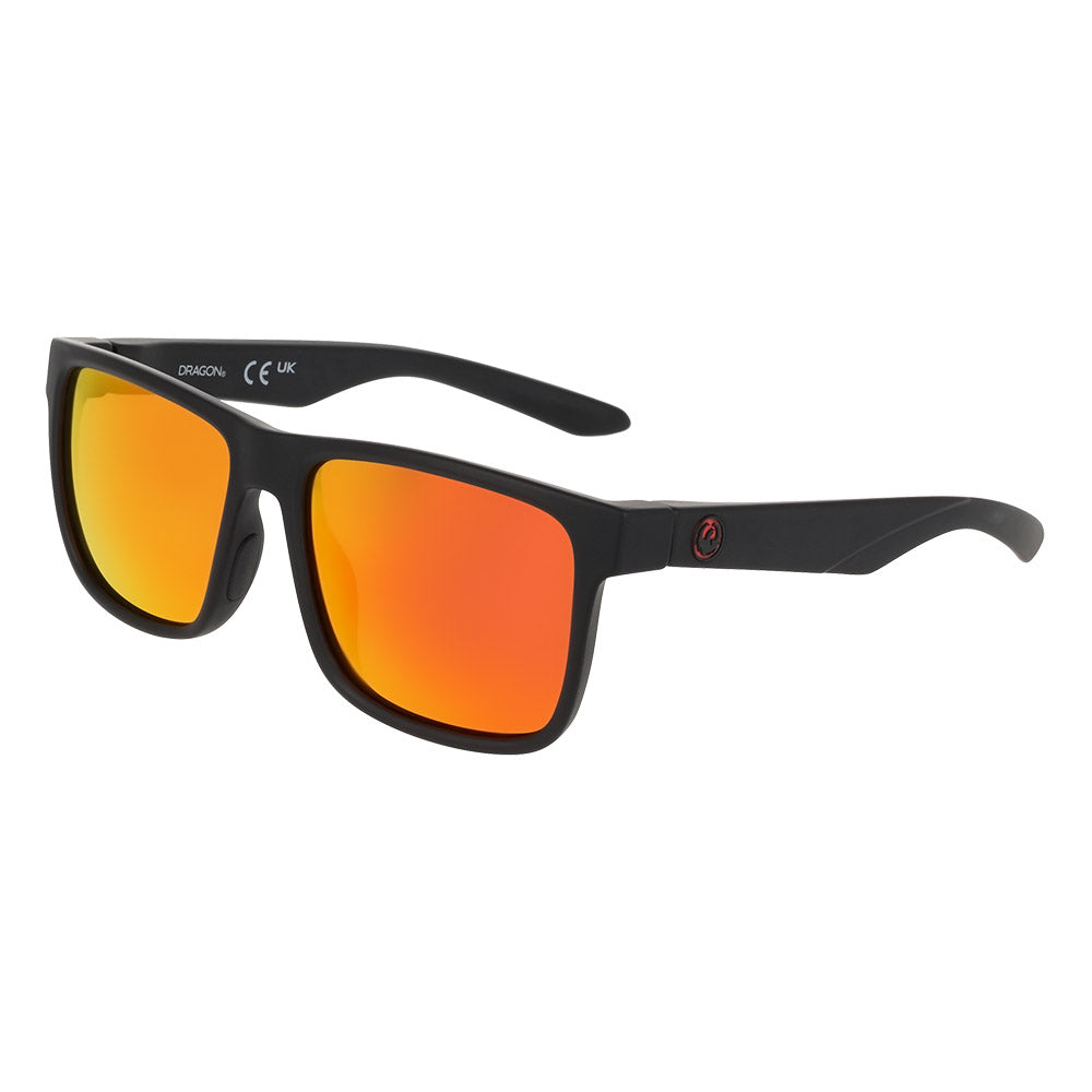 MERIDIEN 2.0 - Matte Black H2O with Polarized Lumalens Red Mirror Lens