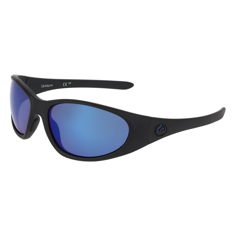 THE BOX 2.0 - Matte Black H2O with Polarized Lumalens Blue Mirror Lens