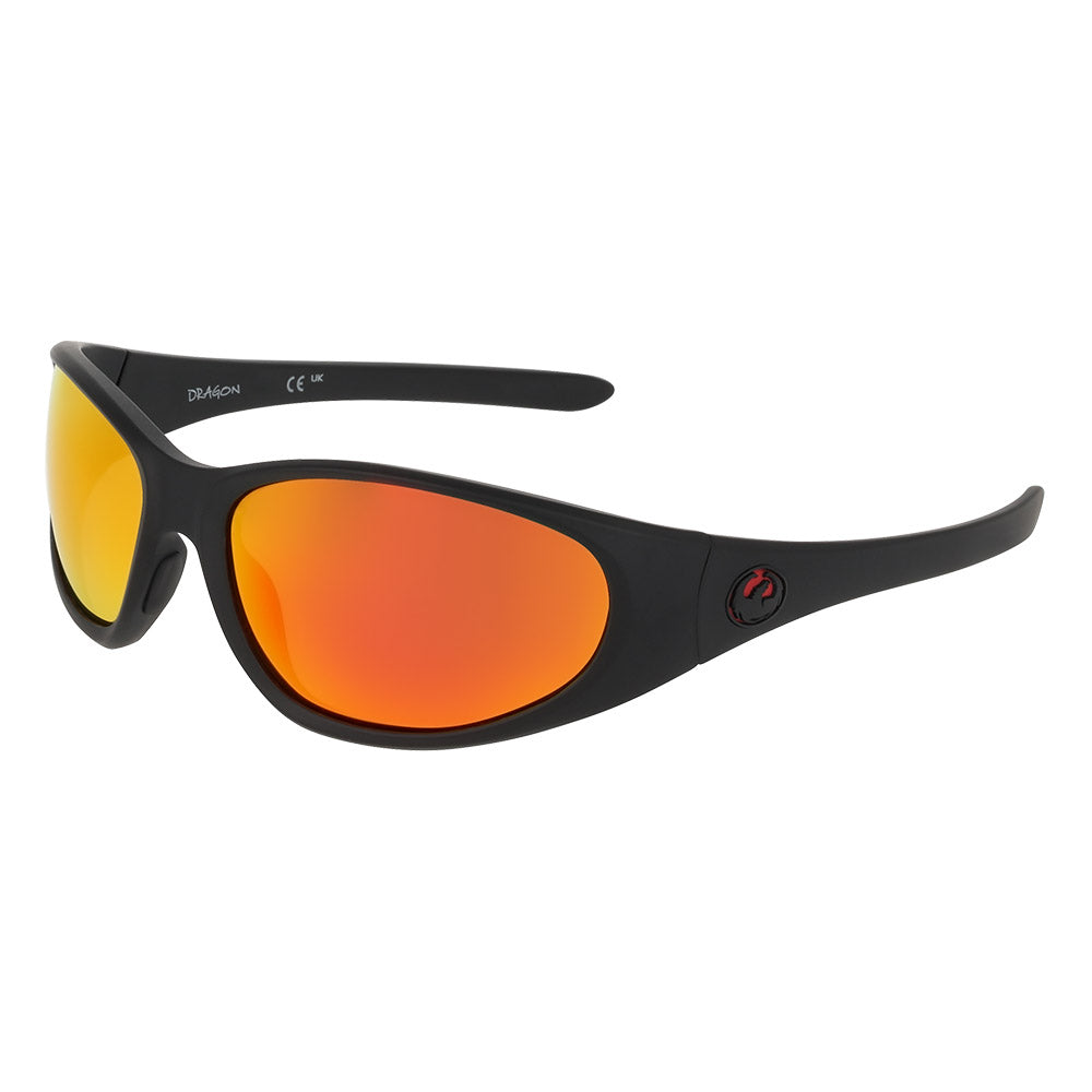 THE BOX 2.0 - Matte Black H2O with Polarized Lumalens Red Mirror Lens