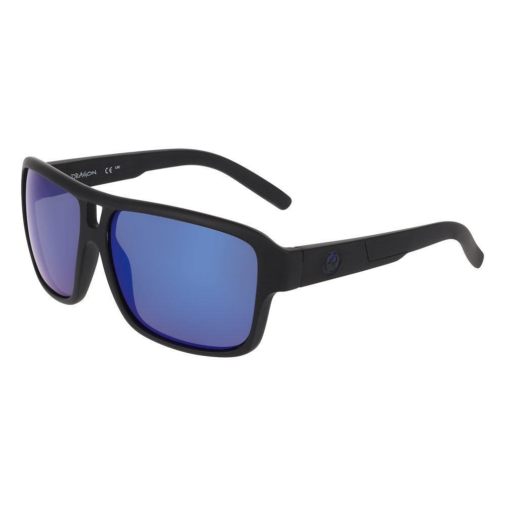 THE JAM 2.0 - Matte Black H2O with Polarized Lumalens Blue Mirror Lens