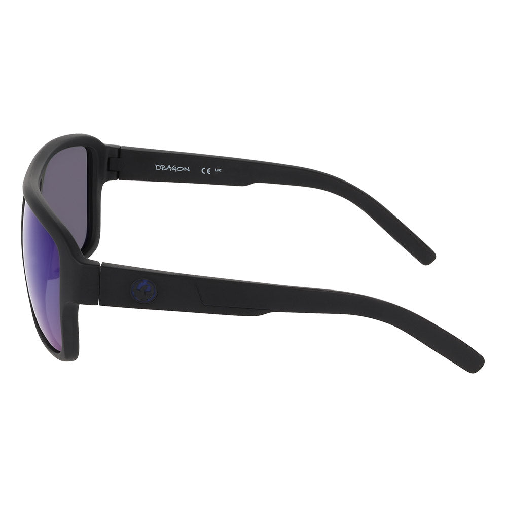 THE JAM 2.0 - Matte Black H2O with Polarized Lumalens Blue Mirror Lens