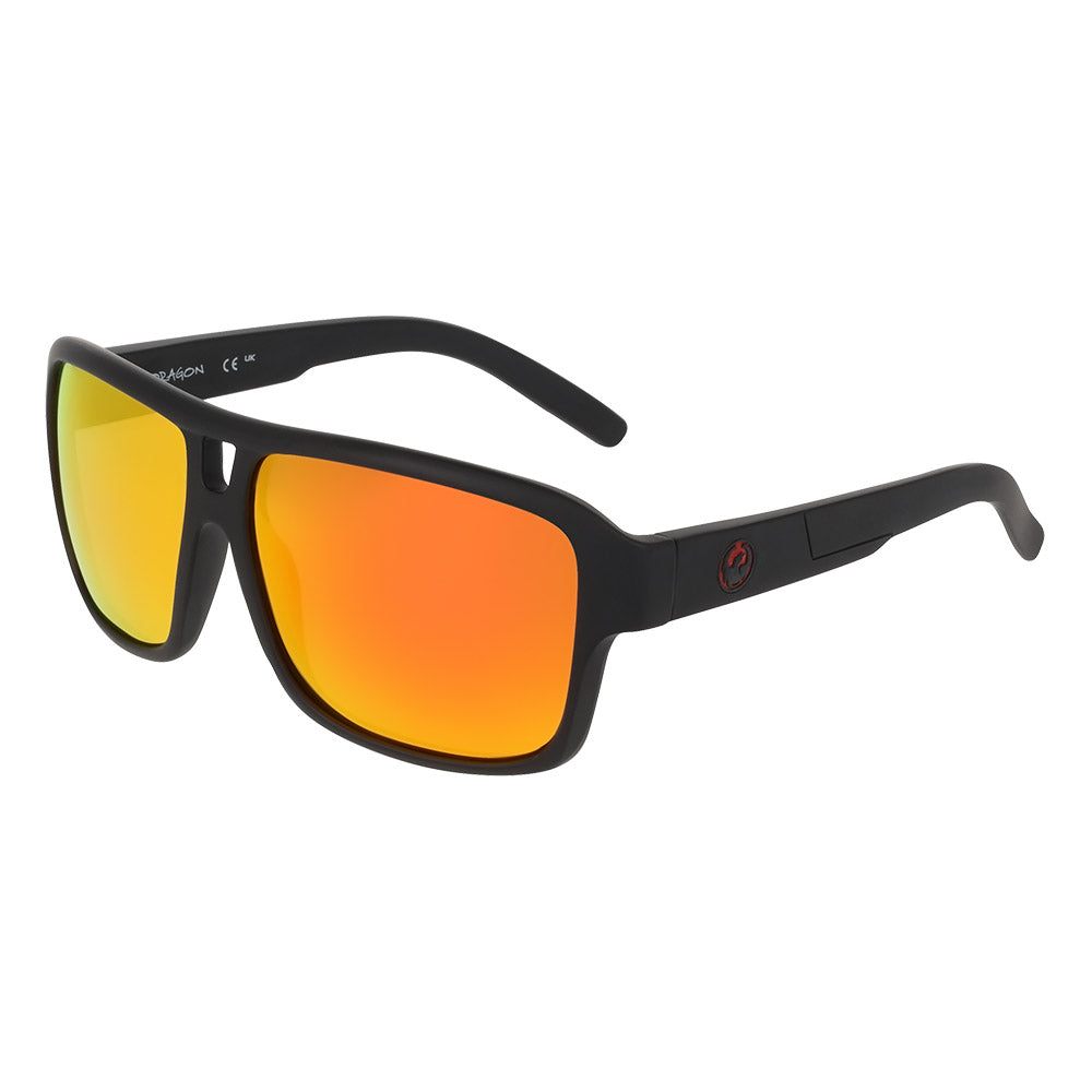 THE JAM 2.0 - Matte Black H2O with Polarized Lumalens Red Mirror Lens
