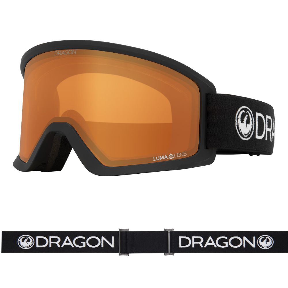 DX3 OTG - Black with Lumalens Red Ionized & Lumalens Amber Lens