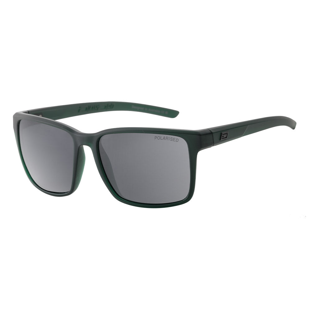 VADER - Satin Crystal with Polarized Dark Green Lens