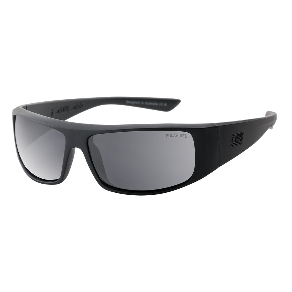 SHARKY - Satin Black with Polarized Grey Lens