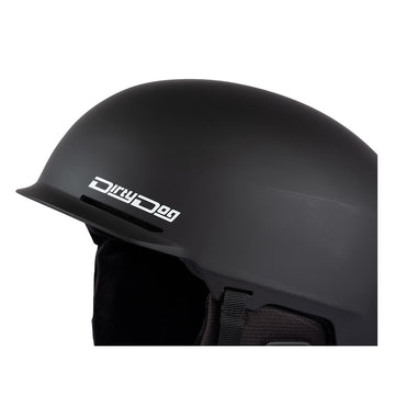 dirty dog crater snowboard ski helmet Dirty Dog CRANK Unisex Ski Helmet - Matte Black