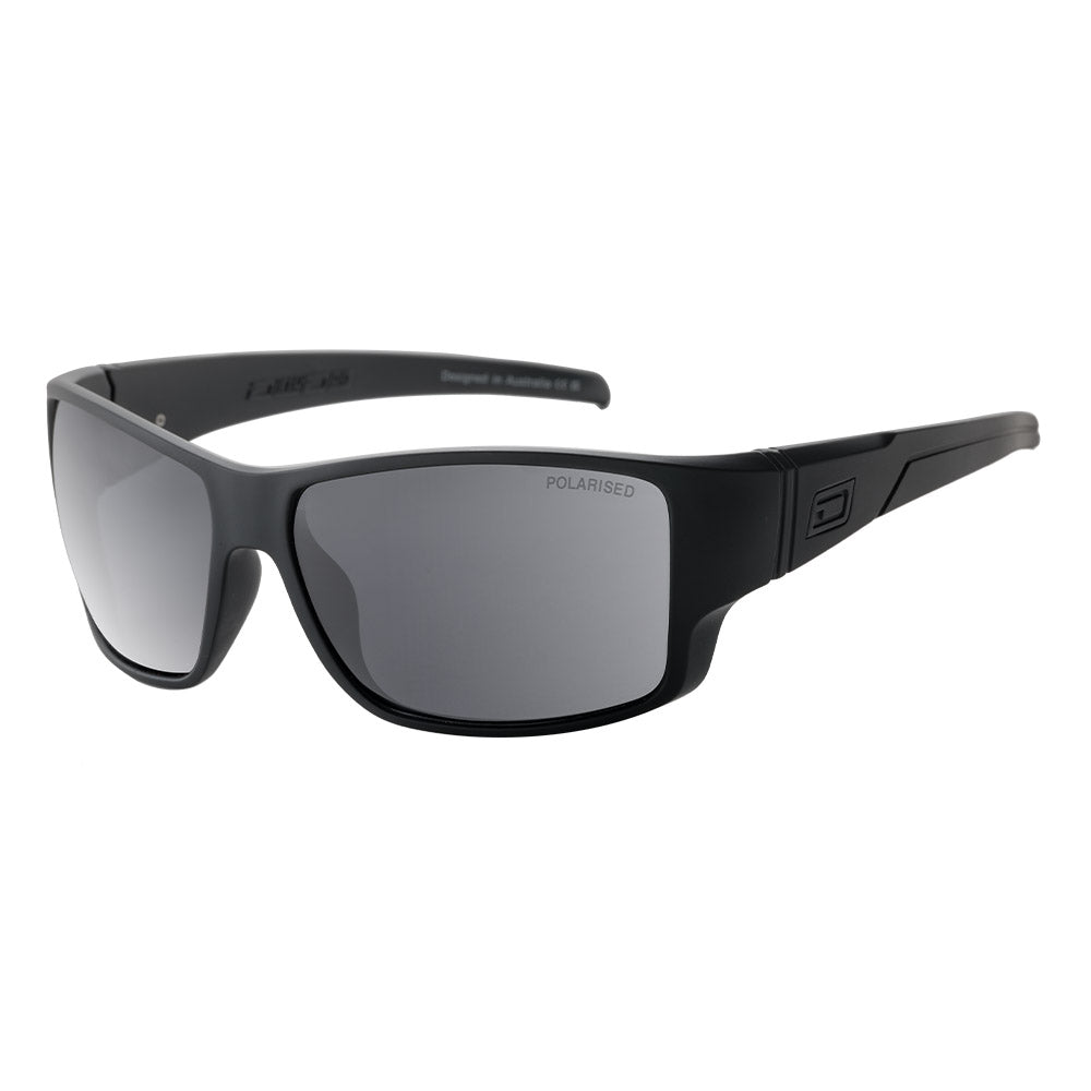 HOODOO - Satin Black with Grey Lens