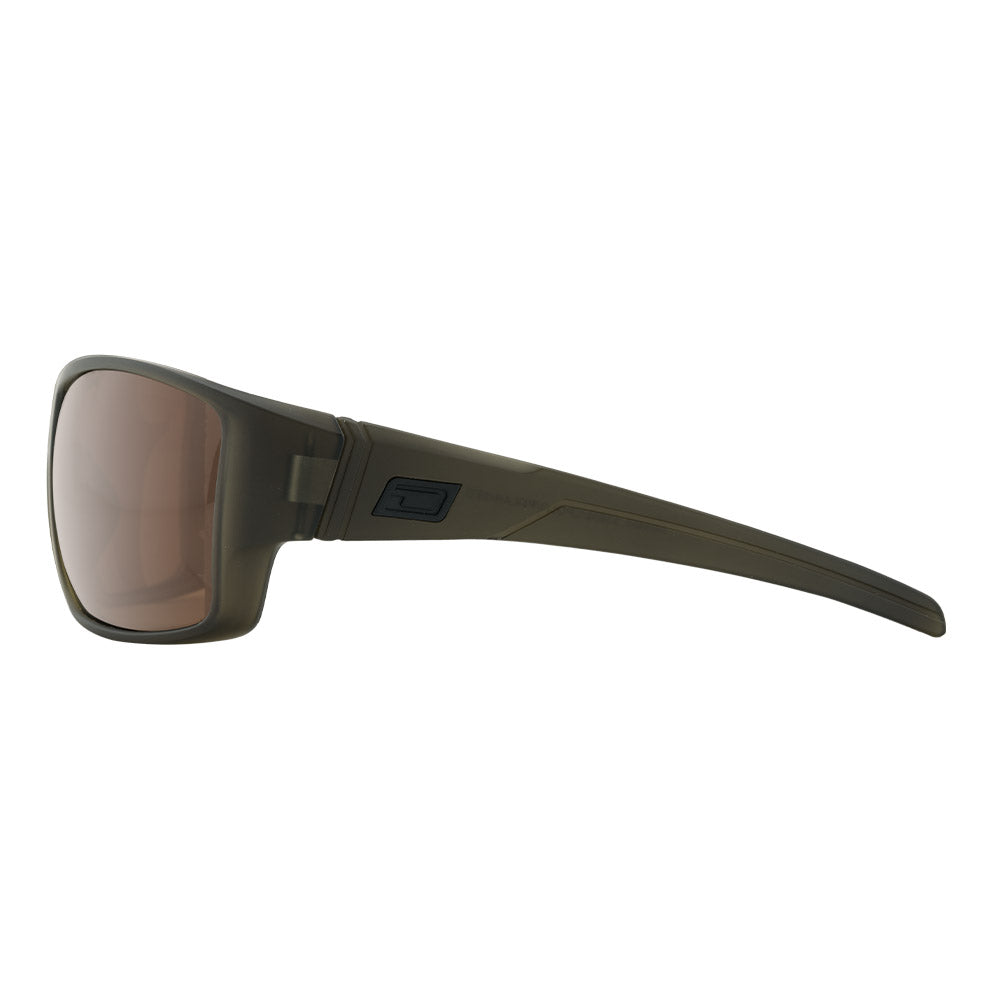 HOODOO - Satin Crystal Olive with Brown Lens