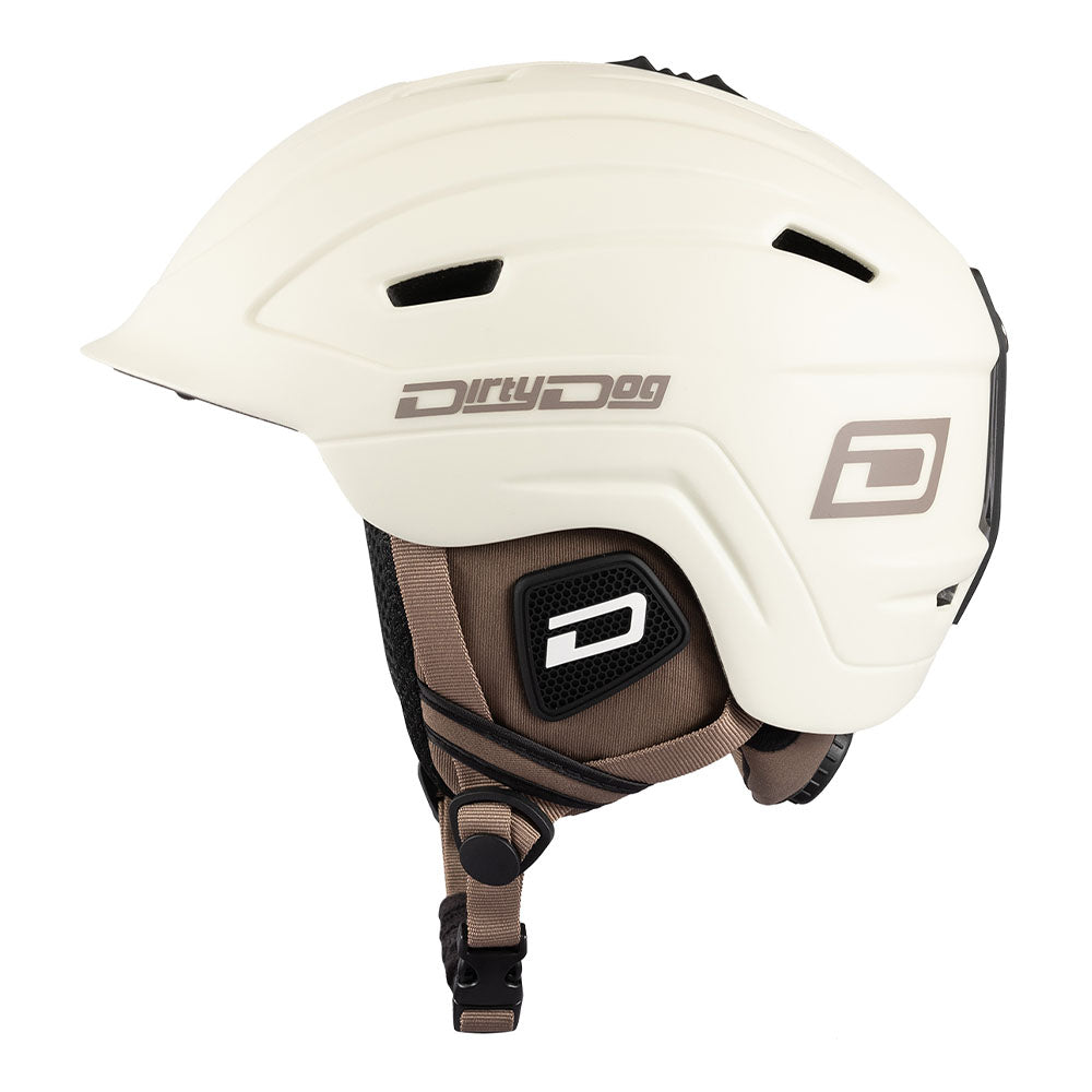 dirty dog crater snowboard ski helmet COSMOS Unisex - Matte Black offering great impact protection #fyp #viraldog #skiing #samoyed