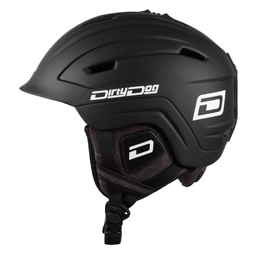 Dirty Dog HYDRA Unisex Ski Helmet - Matte Black