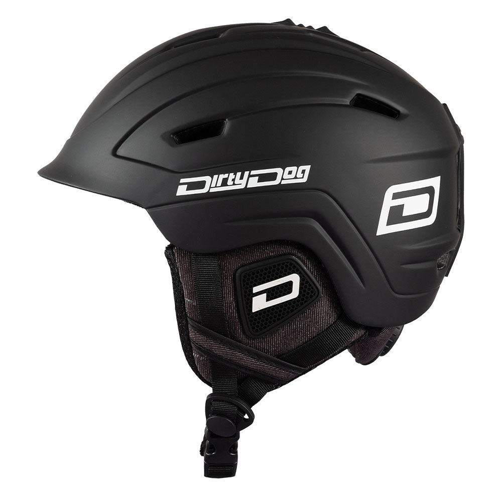 dirty dog ufo snowboard ski helmet SOLAR Unisex - Matte Black Wont compromise the safety of the helmet Dirty Dog Trooper 46202 Goggles