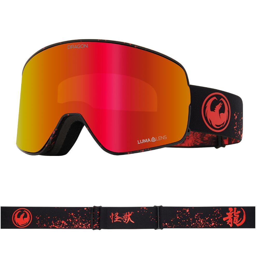 NFX2 - Kaiju with Lumalens Red Ionized & Lumalens Light Rose Lens