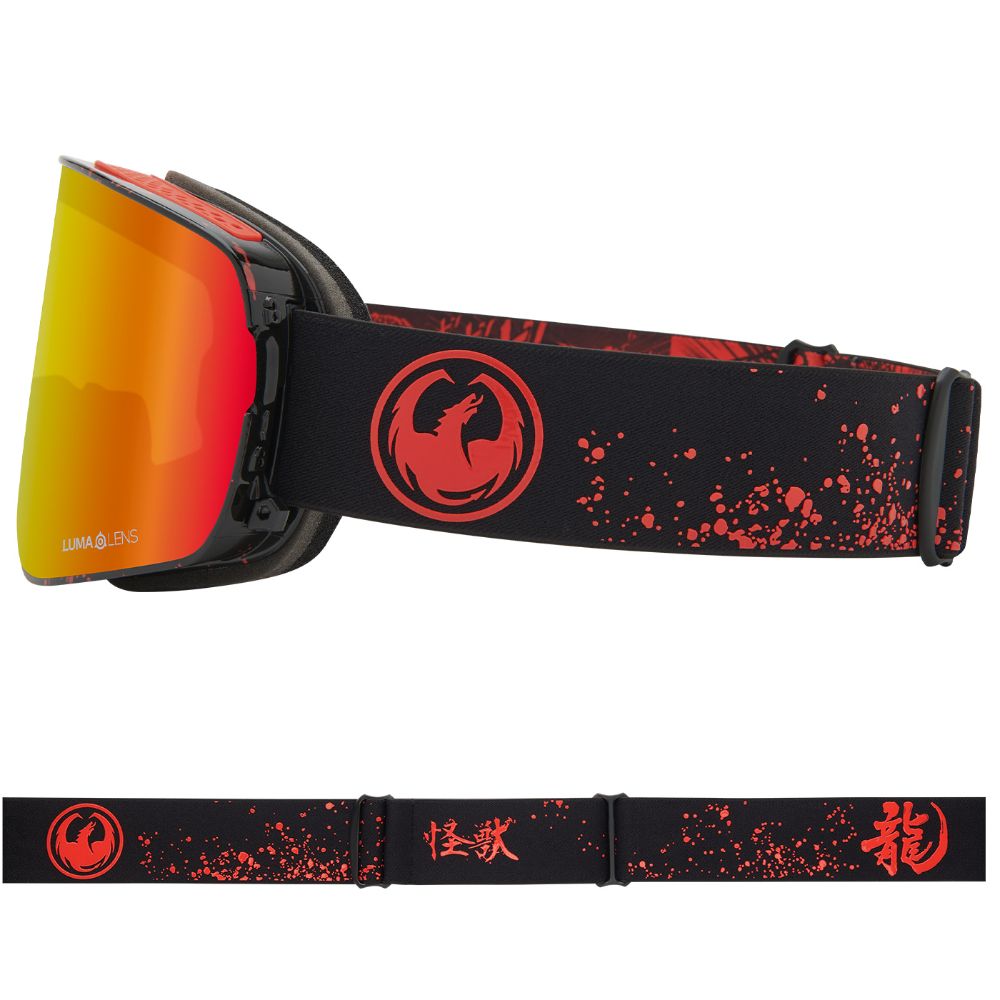 NFX2 - Kaiju with Lumalens Red Ionized & Lumalens Light Rose Lens