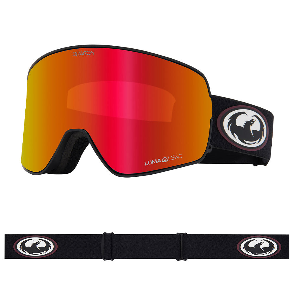 NFX2 - Old Skool with Lumalens Red Ionized & Lumalens Light Rose Lens