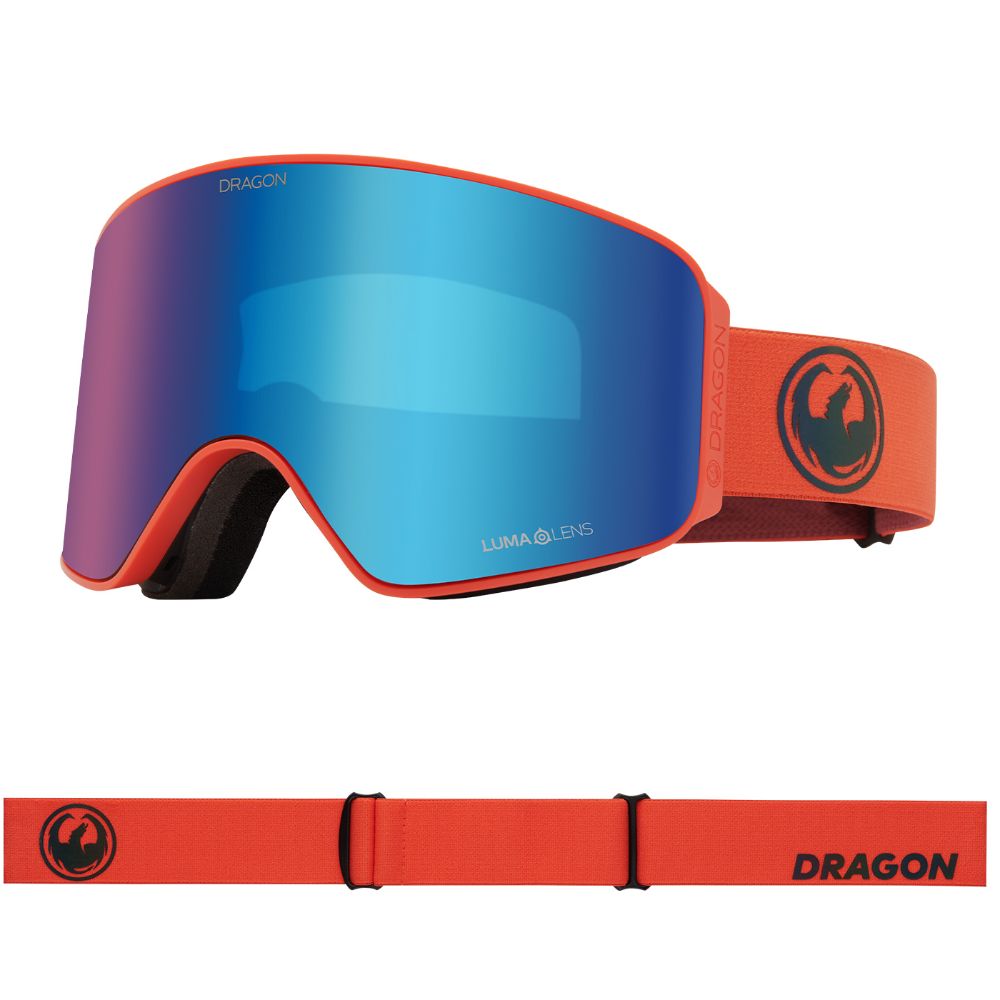 NFX MAG OTG - Flame with Lumalens Blue Ionized & Lumalens Light Rose Lens