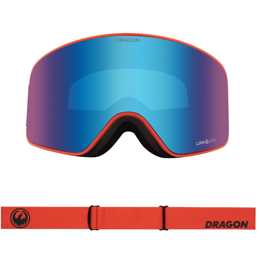 NFX MAG OTG - Flame with Lumalens Blue Ionized & Lumalens Light Rose Lens