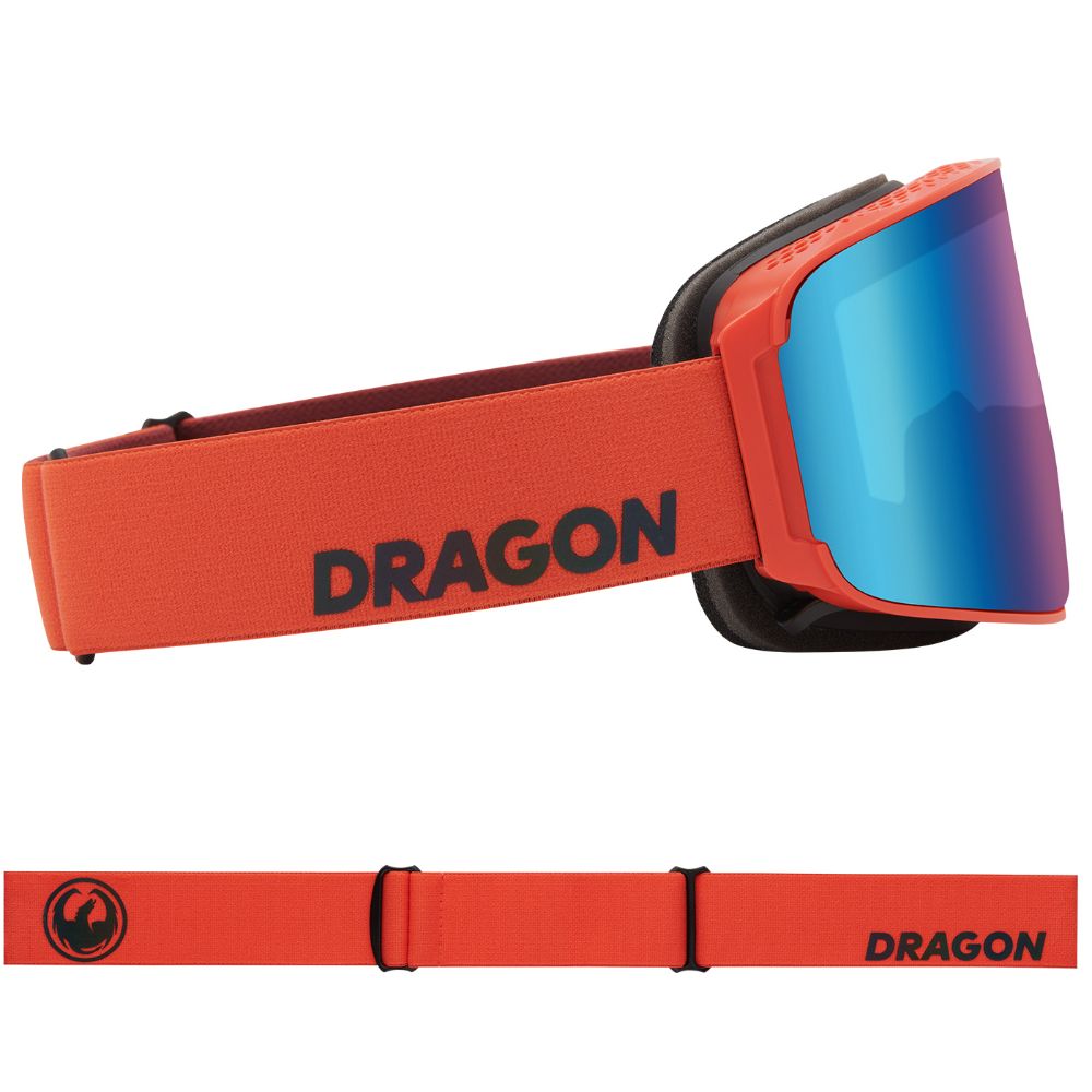 NFX MAG OTG - Flame with Lumalens Blue Ionized & Lumalens Light Rose Lens
