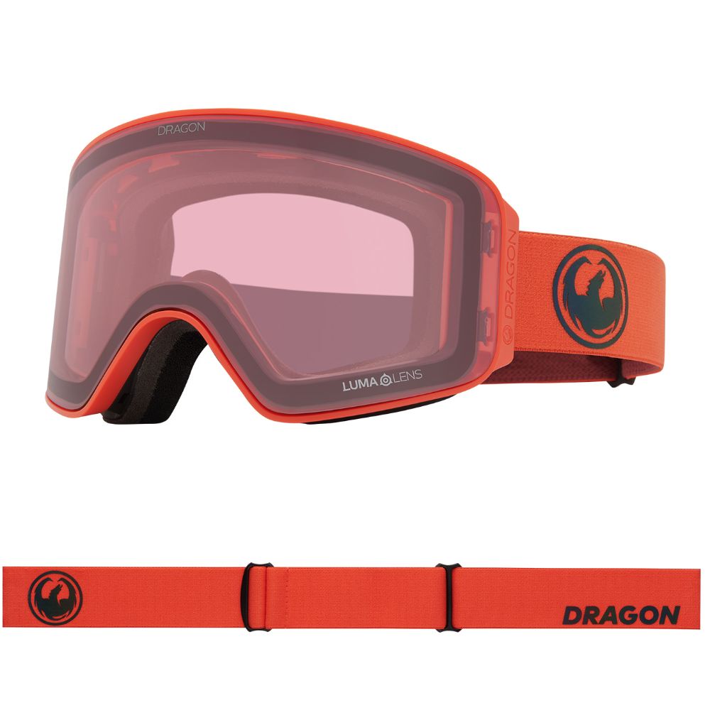 NFX MAG OTG - Flame with Lumalens Blue Ionized & Lumalens Light Rose Lens