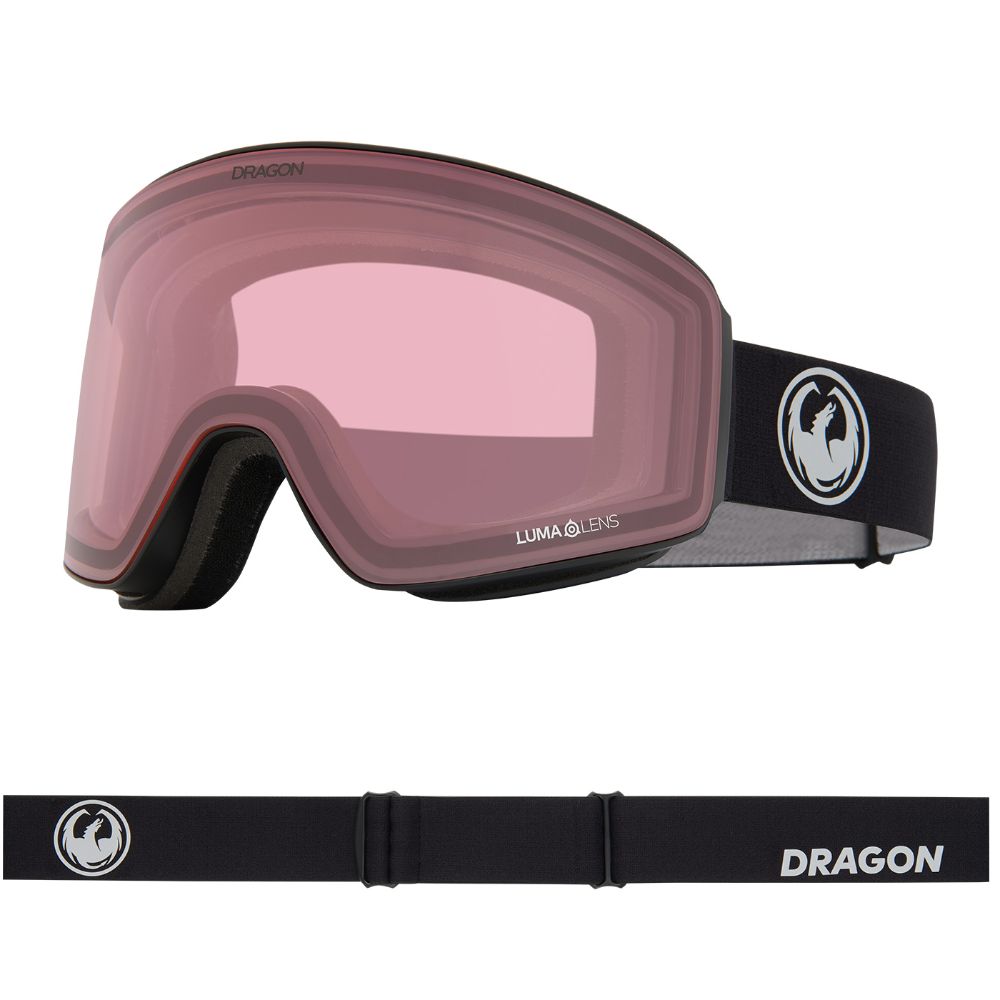 PXV - Nouveau Black with Lumalens Red Ionized & Lumalens Light Rose Lens