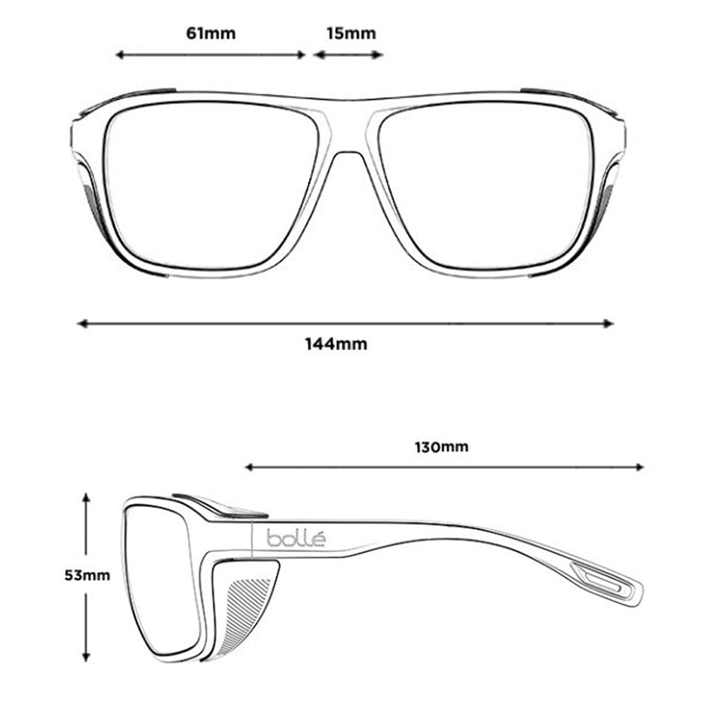 PATHFINDER Frost Grey Offshore Blue Polarized BS138006