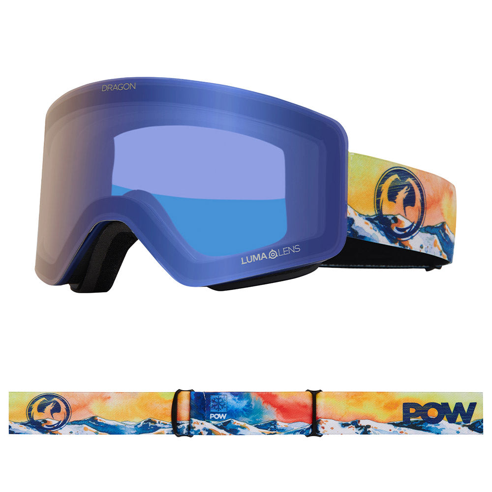 R1 OTG - Pow Collab 2025 with Lumalens Red Ionized & Lumalens Flash Blue Lens