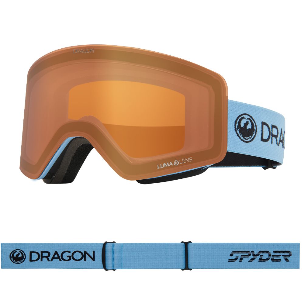 R1 OTG - Blue Drift Spyder Collab with Lumalens Silver Ionized & Lumalens Amber Lens