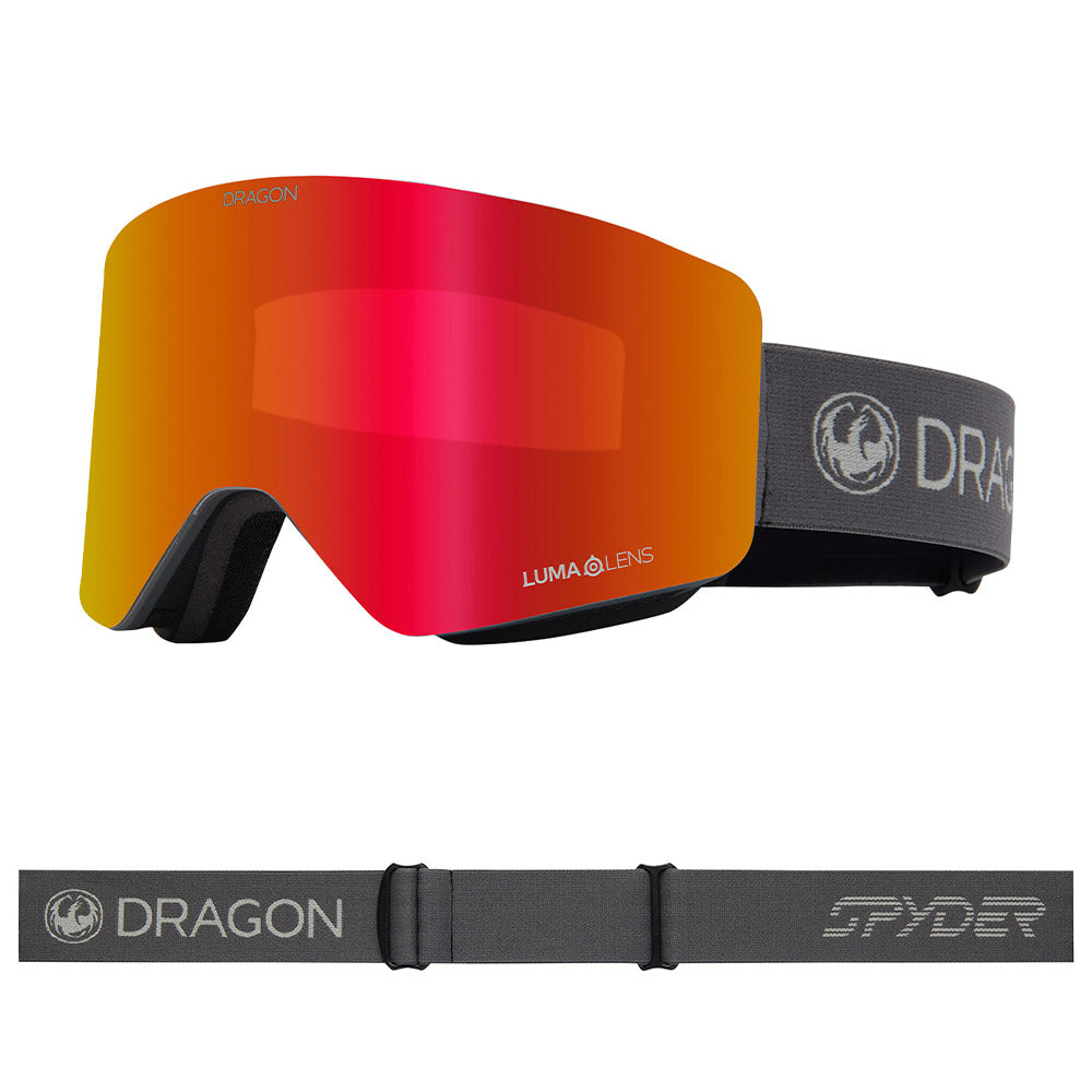 R1 OTG - SPYDER Polar Grey with Lumalens Red Ionized & Lumalens Light Rose Lens
