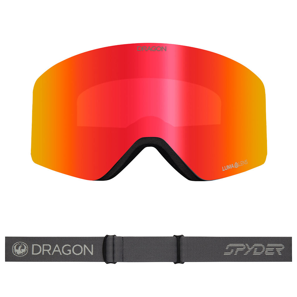 R1 OTG - SPYDER Polar Grey with Lumalens Red Ionized & Lumalens Light Rose Lens
