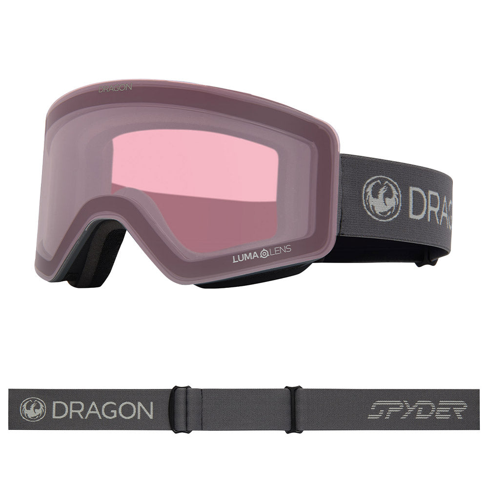 R1 OTG - SPYDER Polar Grey with Lumalens Red Ionized & Lumalens Light Rose Lens