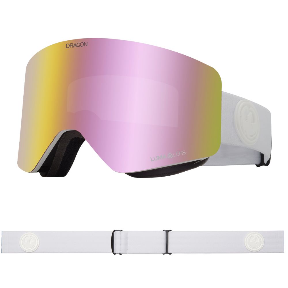 R1 OTG - Whiteout with Lumalens Pink Ionized & Lumalens Dark Smoke Lens